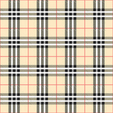 Load image into Gallery viewer, Vintage plaid patterned vinyl wallpaper in beige, red, black, and white