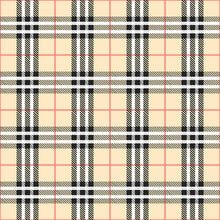 Load image into Gallery viewer, Vintage plaid patterned vinyl wallpaper in beige, red, black, and white
